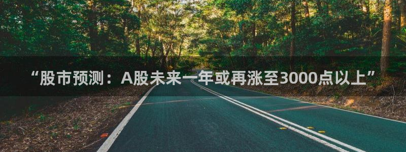 蓝图娱乐体育eon：“股市预测：A股未来一年或再涨至3000点以上”